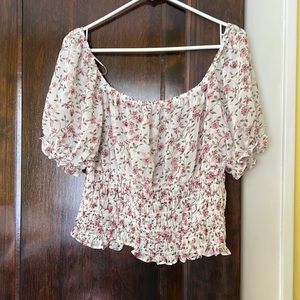 Peasant top sheer